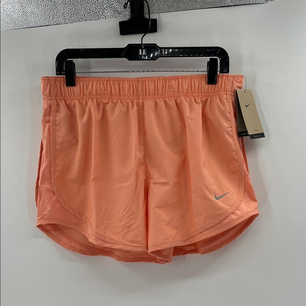 Nike Tempo Women's Mid Rise Running Shorts - Orange - Large - NWT